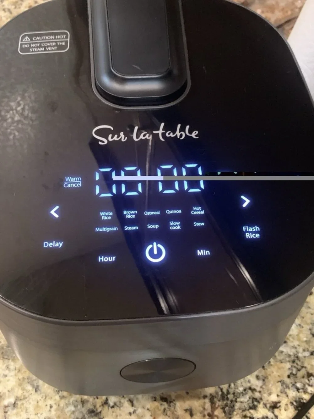Sur La Table Multifunctional Rice Cooker 12 Cups Cooked Induction Black SLT-5801
